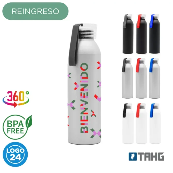 Botella ALU c/handle color